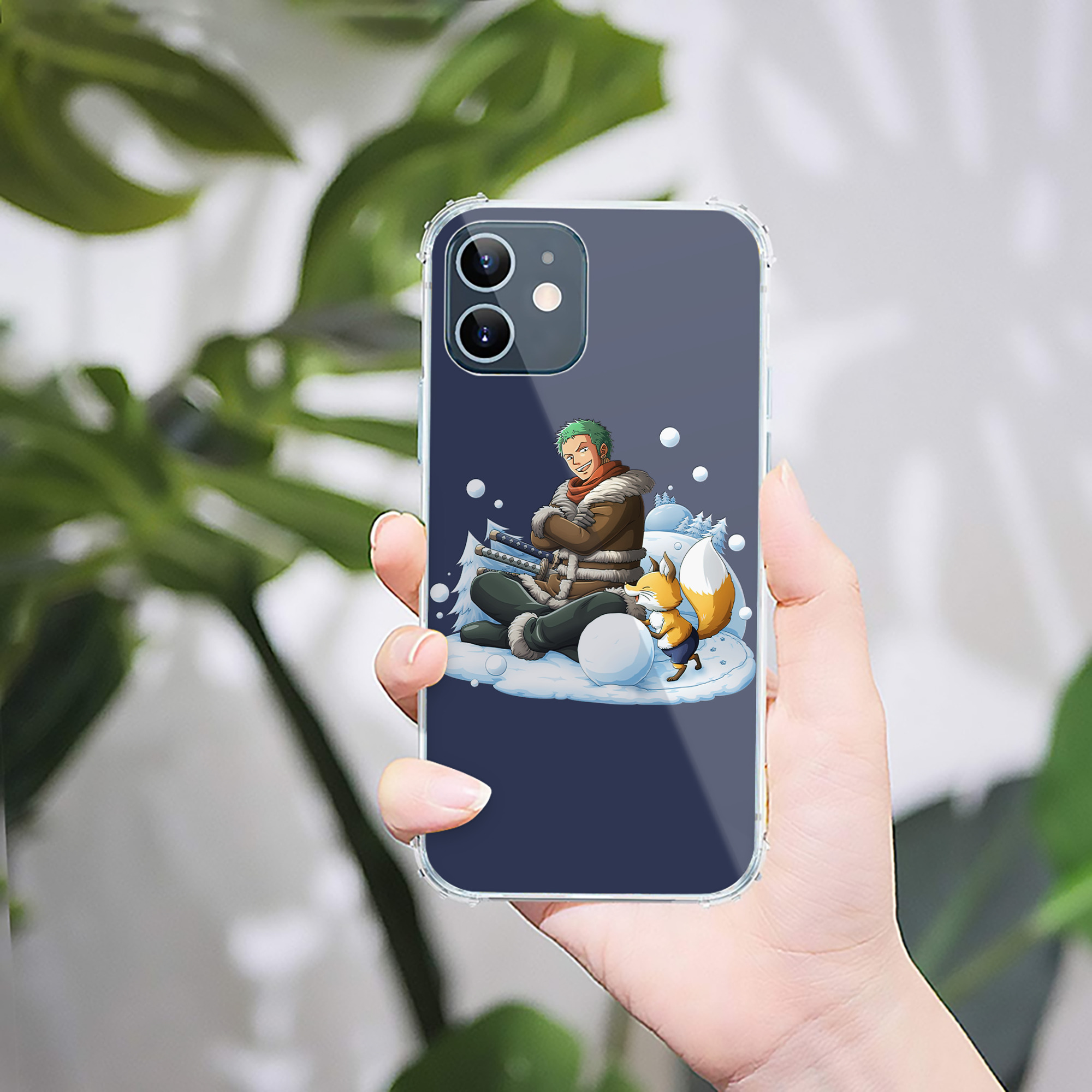 （画像用） ワンピース ロロノア・ゾロ ONE PIECE Roronoa Zoro 【iPhone 12シリーズ対応】透明スマホケース（クリアソフトケース）